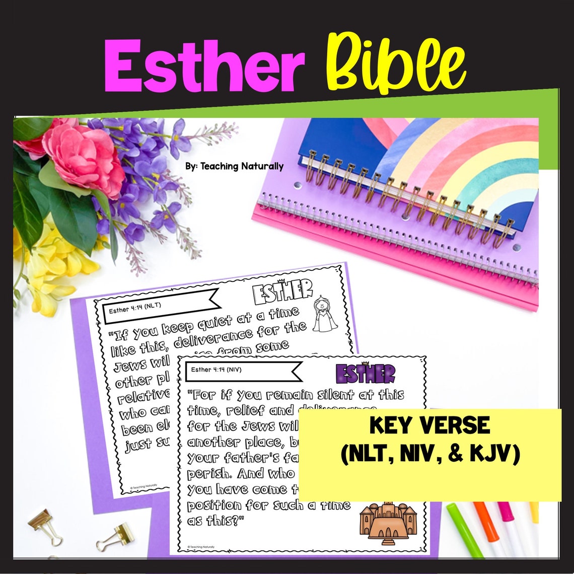 Esther Bible Lesson and Activities for Kids Courage Bible Lesson Plan
