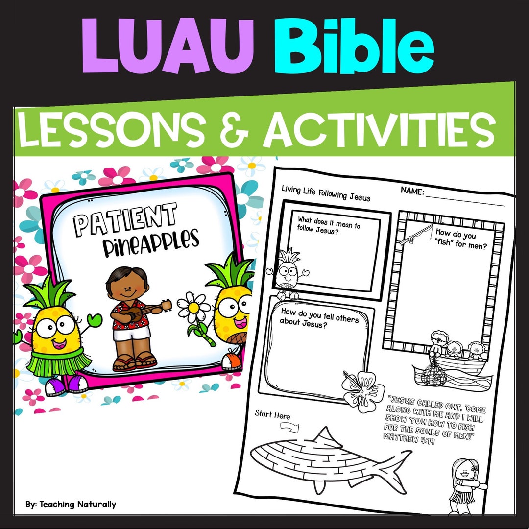 Bible Lessons for Kids Luau Vacation Bible School Lessons Games VBS ...