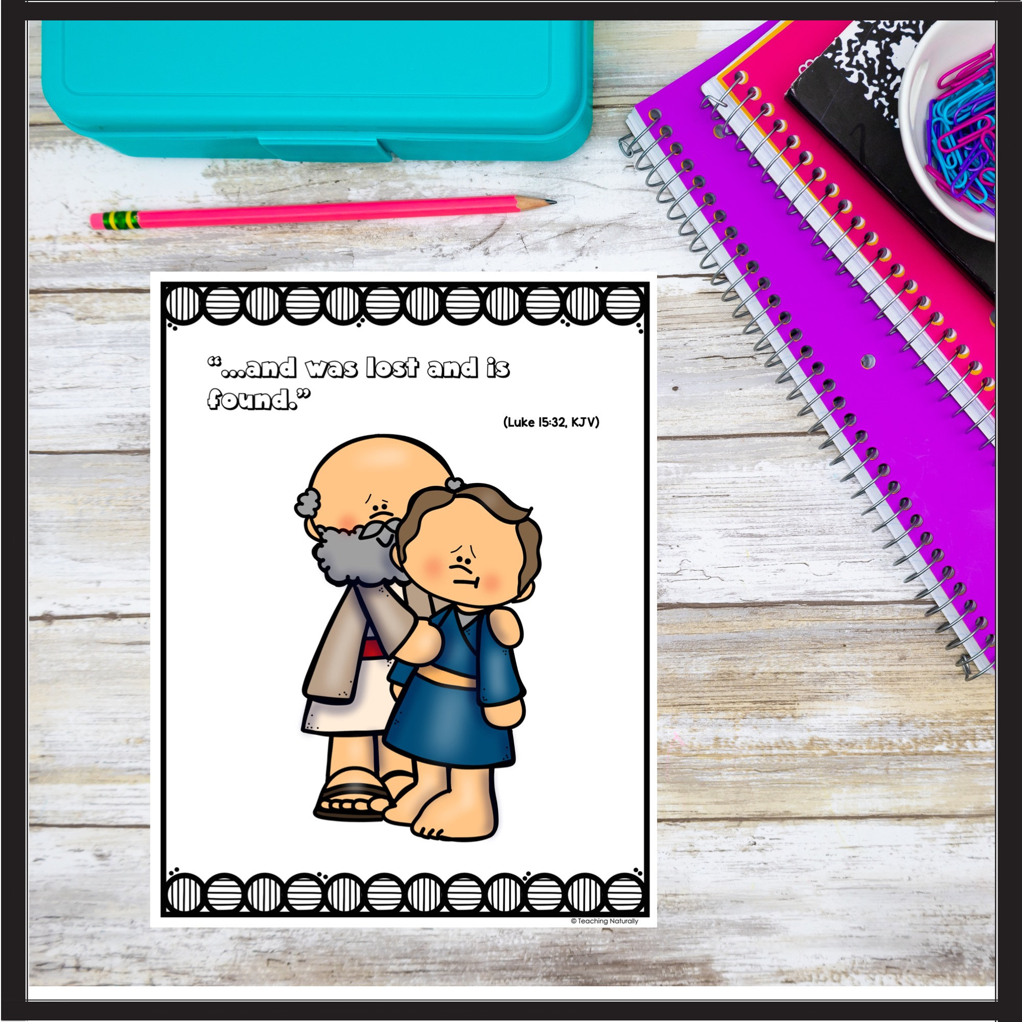 Prodigal Son Bible Lesson and Activities for Preschool and Kindergarten ...