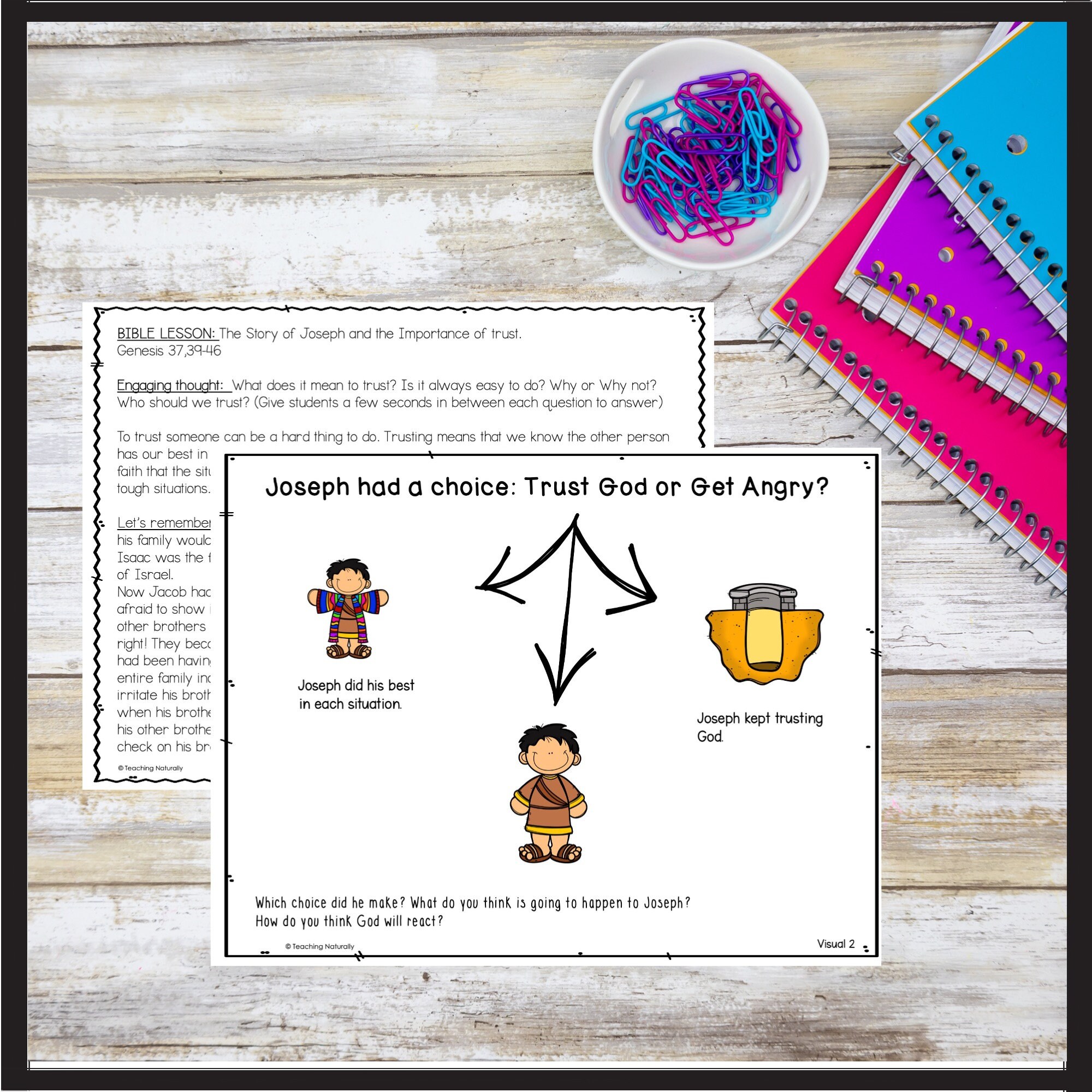 Joseph's Coat Bible Lesson & Activities: 1st-2nd Grade (digital ...