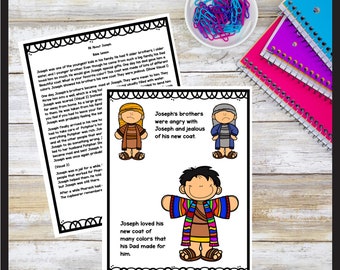 Lección bíblica: La túnica multicolor de José: Actividades para niños (Descarga digital)