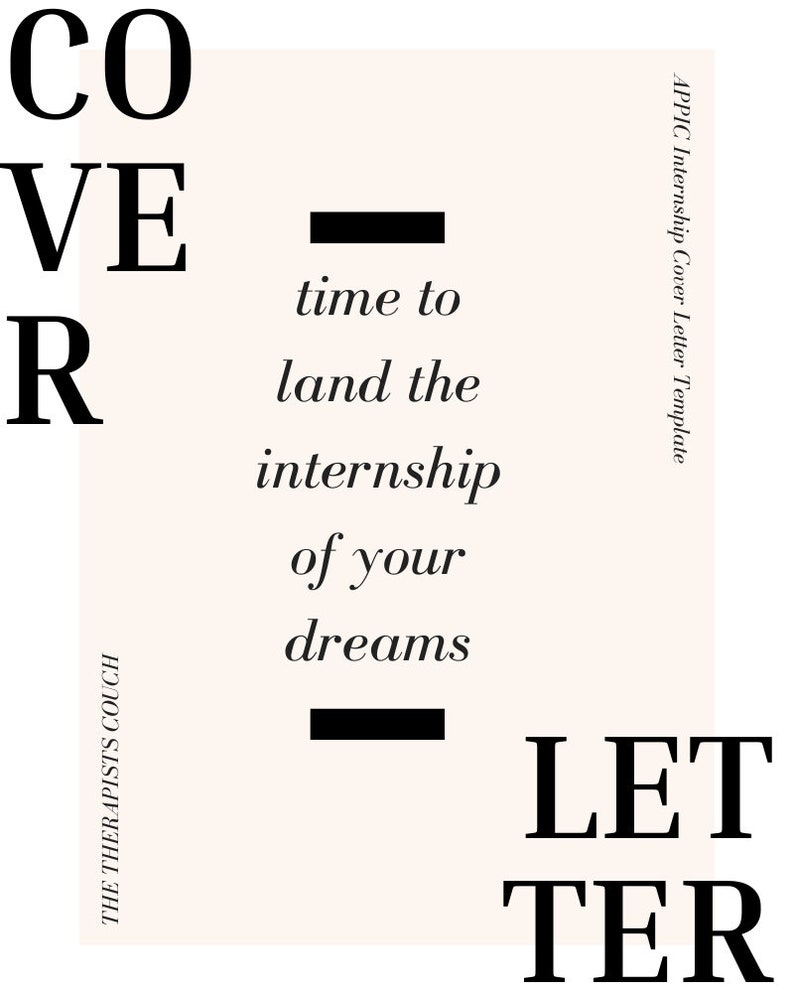 Clinical Psychology Internship Cover Letter Template Ph.d./psy.d. Cover