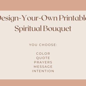 Design-Your-Own Printable Spiritual Bouquet