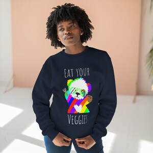 panda shirt, panda sweatshirt, sweatshirt, rainbow shirt, rainbow panda shirt, healthy quotes shirt, funny shirt