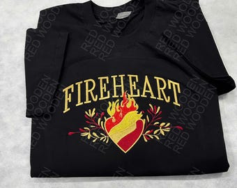 Fireheart Embroidery Sweatshirt, Throne of Glass, To Whatever End