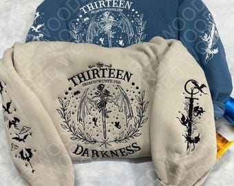 The Thirteen Embroidered Sweatshirt, Throne of Glass Bookish Gift