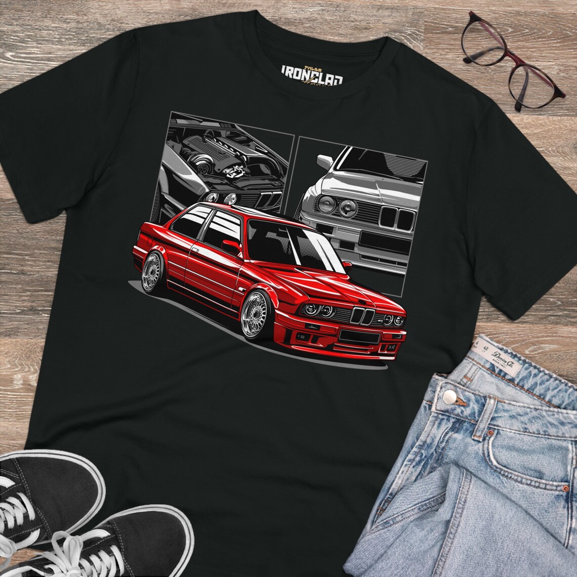 BMW E30 M3 T-shirt - Etsy