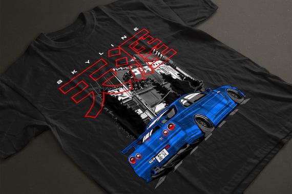 Nissan Skyline R34 JDM T-Shirt, Gtr Tee, Car Guy Gift, Amante delle auto,  Auto da corsa, Regalo per fidanzato, Marito, Amico, Padre - Etsy Italia