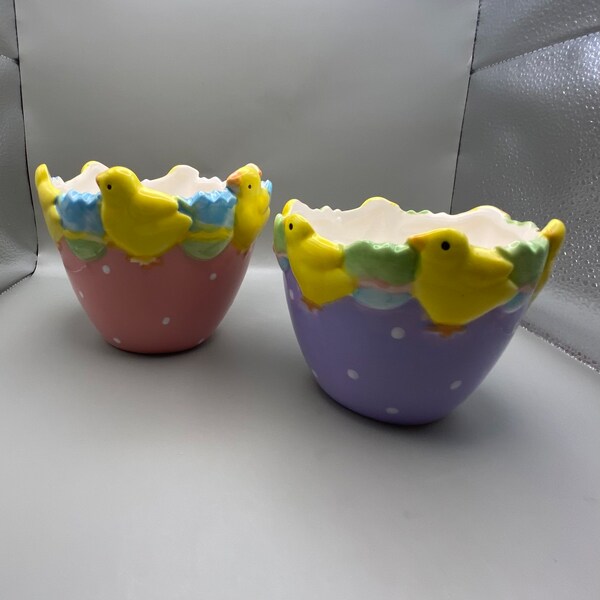 Housewares International Vintage Easter Candy bowls