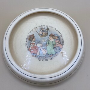 Vintage Royal Baby Plate Old Woman, Old Woman Whither So High?