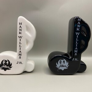 Vintage Nashville Musical Notes Salt and Pepper Shakers Hank Williams Jr