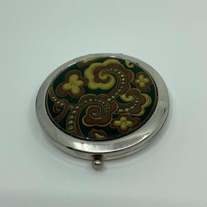 Vintage Paisley Double Mirror Compact