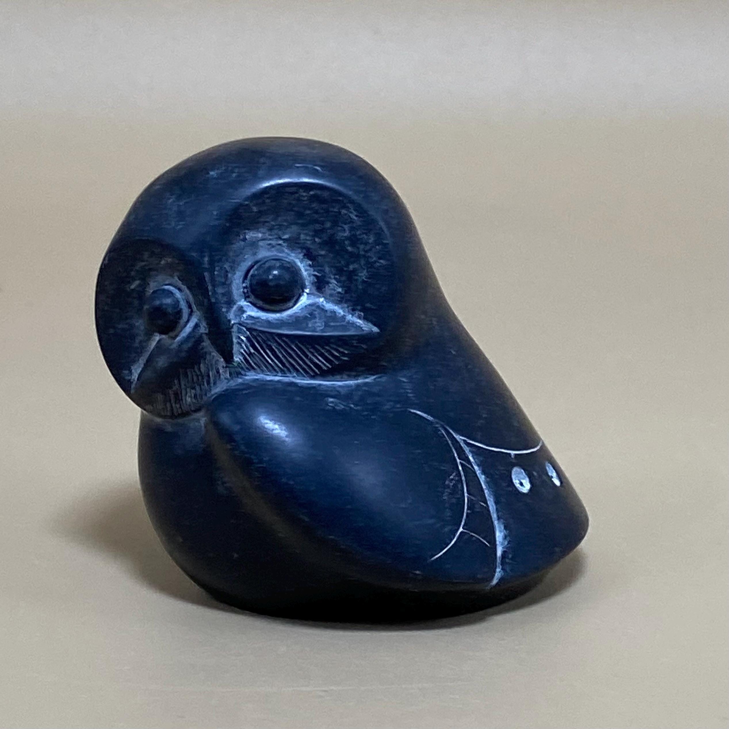 Vintage PearLite Stonecraft Handcrafted Owl