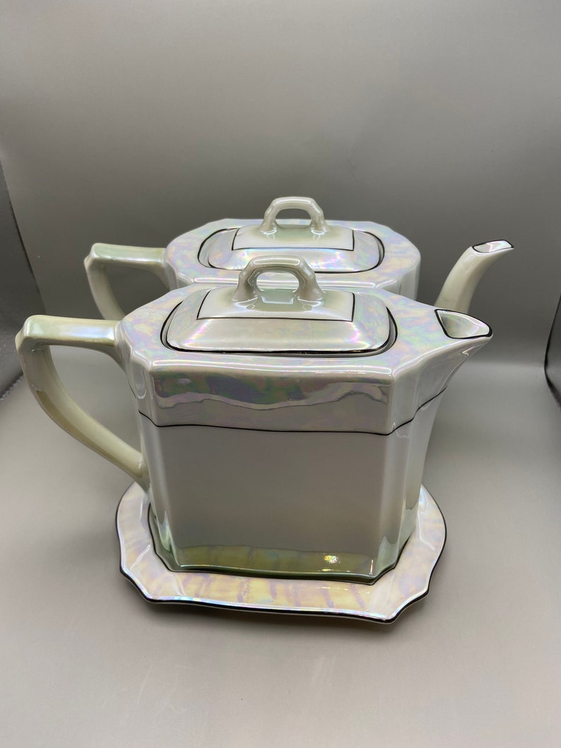 Antique C. T. Altwasser Iridescent Tea and Coffee Set, 1927 - Etsy