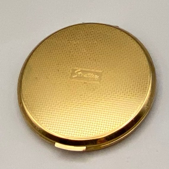 Vintage 1960s 1970s Stratton Powder Compact Gold … - image 4
