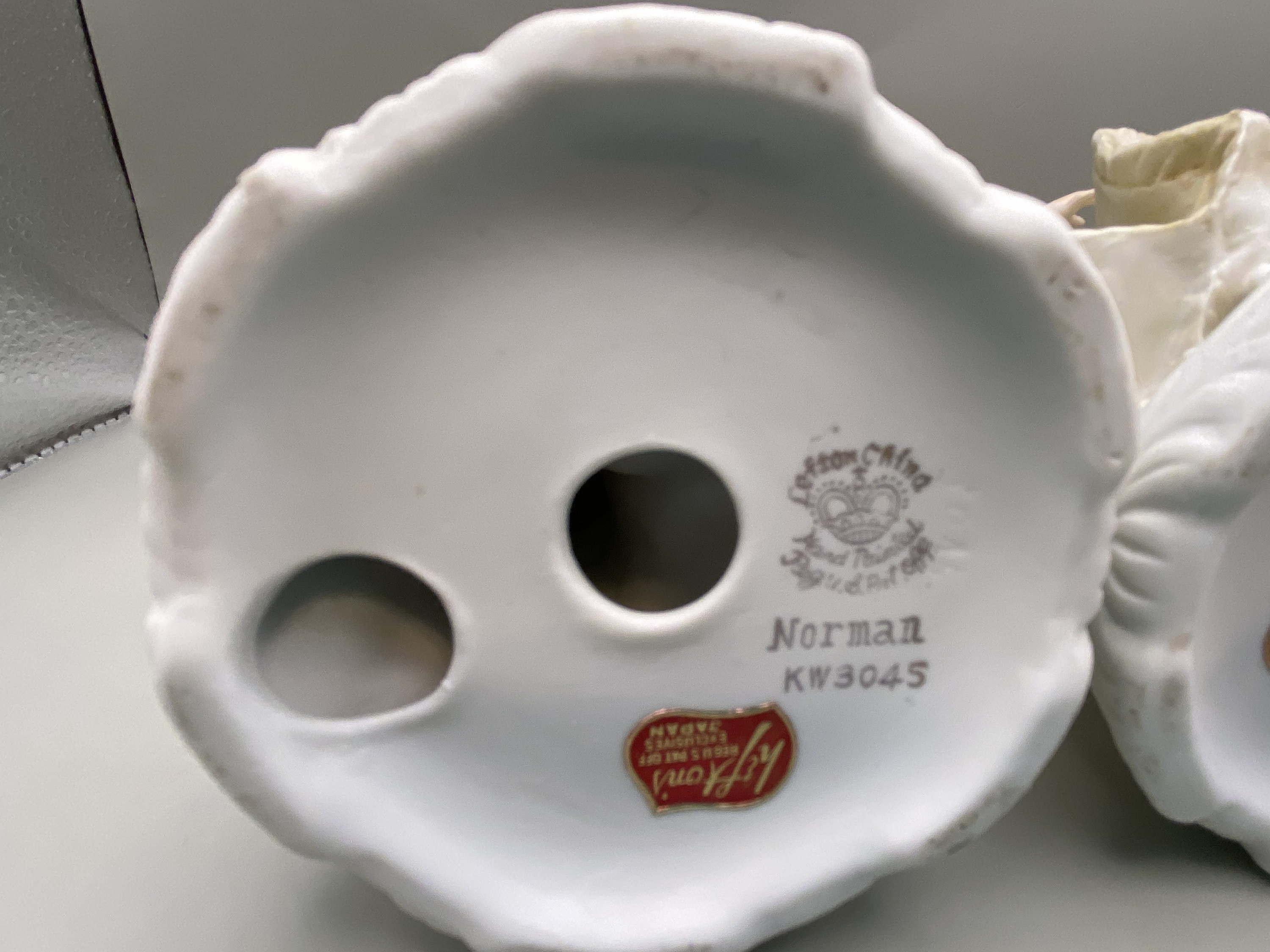 Vintage Lefton China Figurines Elaine and Norman, (set of Two