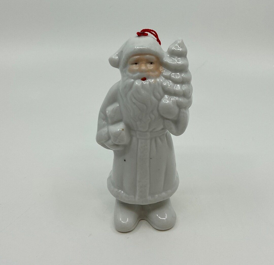 Lot De 4 Figurines Enesco Père Noël – Décorations De Noël Vintage Années 80/90