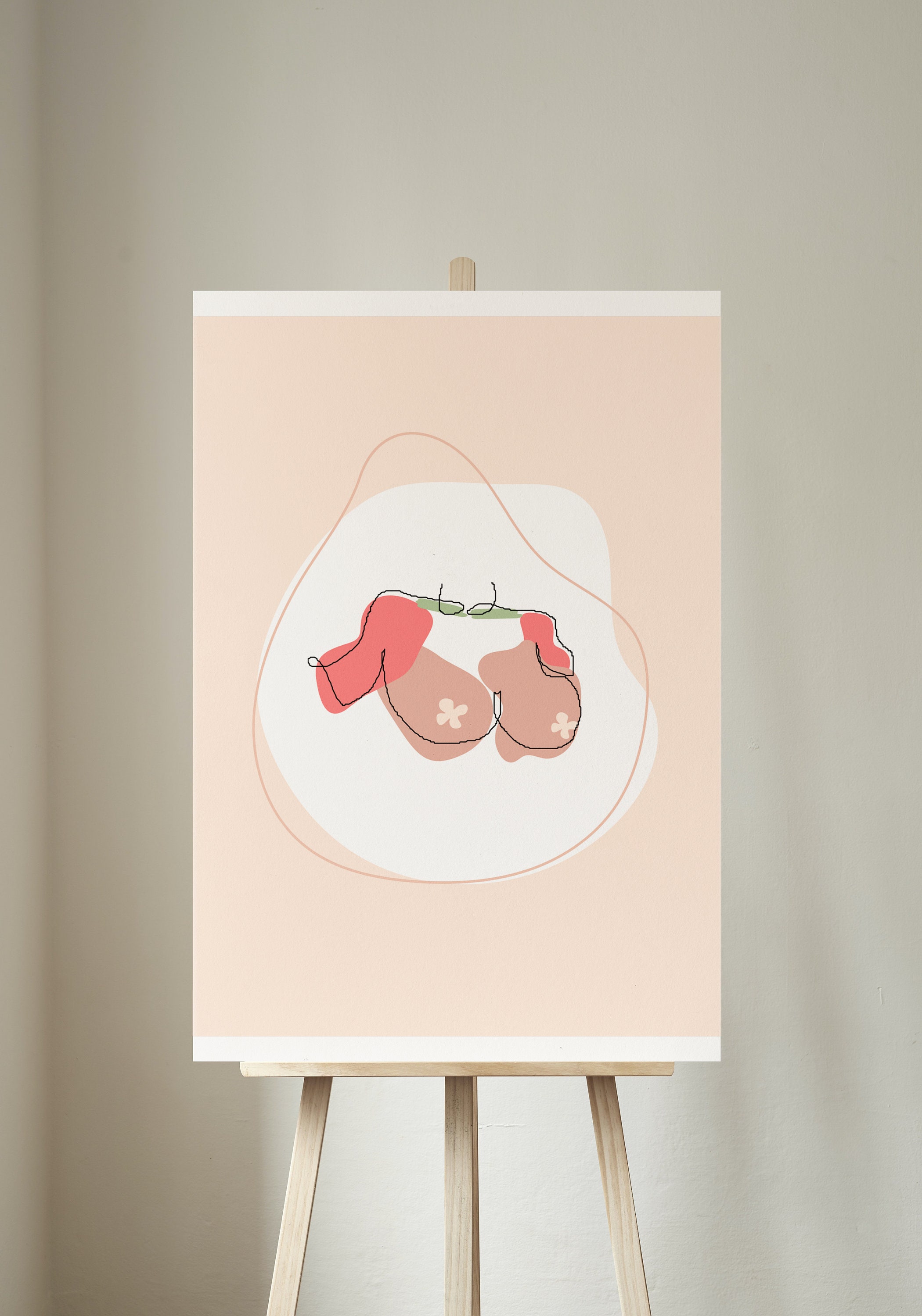 Female Anatomy Poster Set of 2 Uterus Breast OBGYN - Etsy