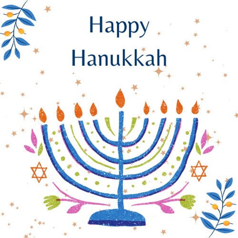 Happy Hanukkah Etsy