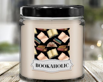 Book candle, reader candle, bookish merch, book lover candle, book lovers