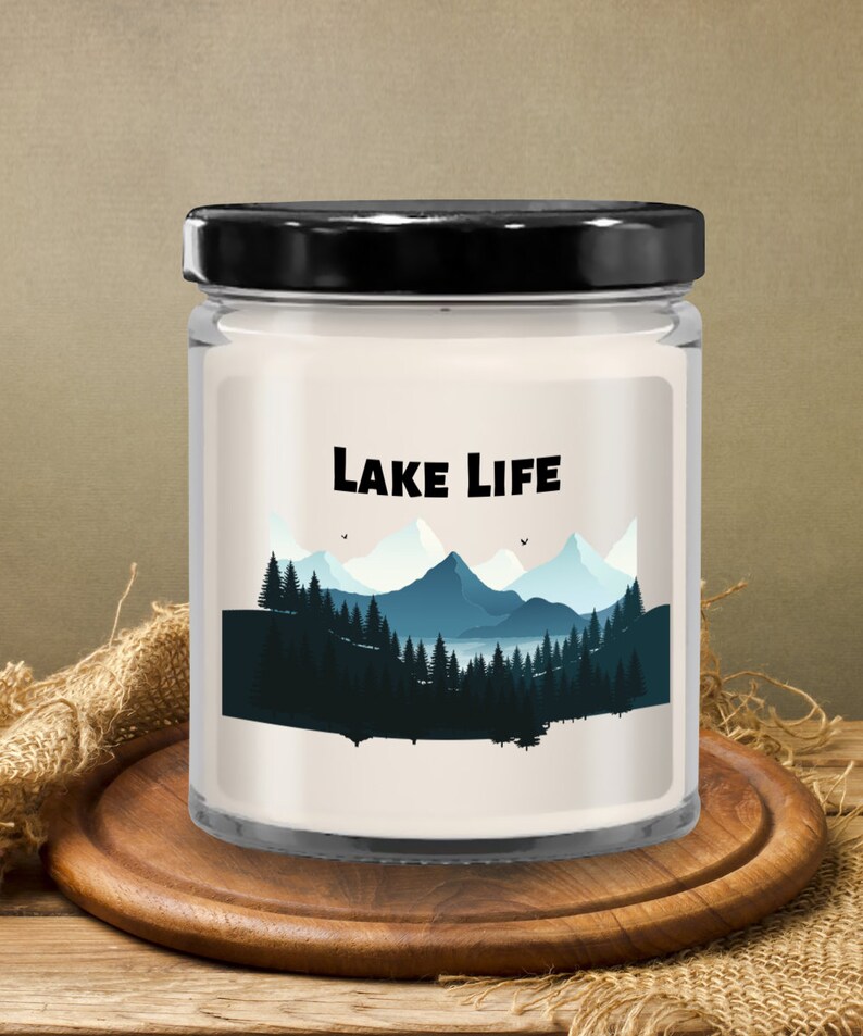 Lake Life Candle Great Lakes Candle Vanilla Scented Candle Etsy