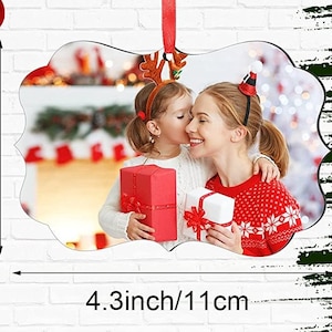 Personalized Christmas Ornaments - Custom Name Holiday Ornaments - Unique Christmas Tree Decorations