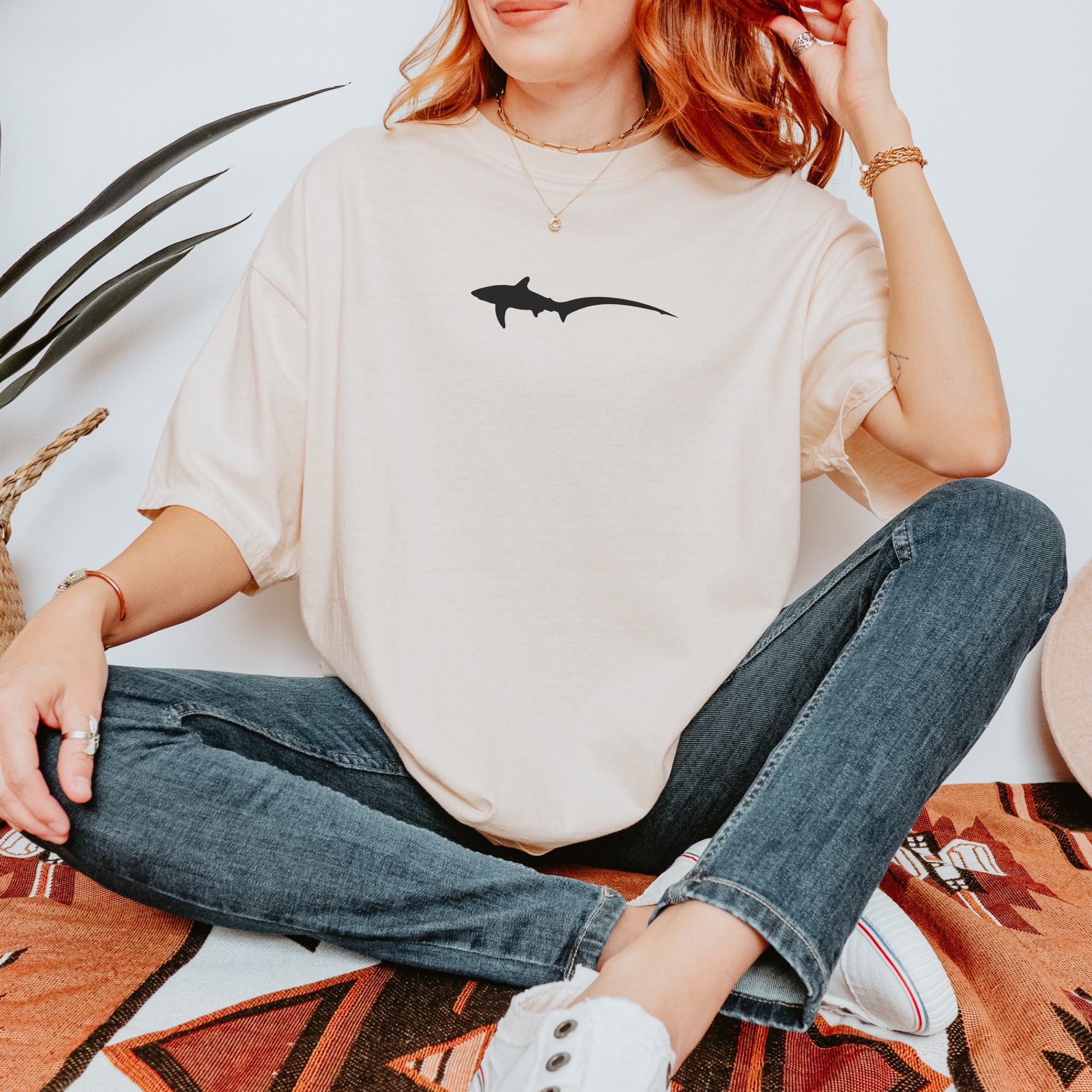 thresher shark shirt | shark t shirt | shark lover shirt | ocean shirt Comfort Colors tee summer shirt | sea oversized tee surf shirt beach