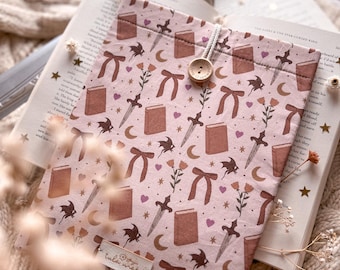 Romantasy Girl Book Sleeve Gift for Book Lover Book Merch Romance Fantasy Reader