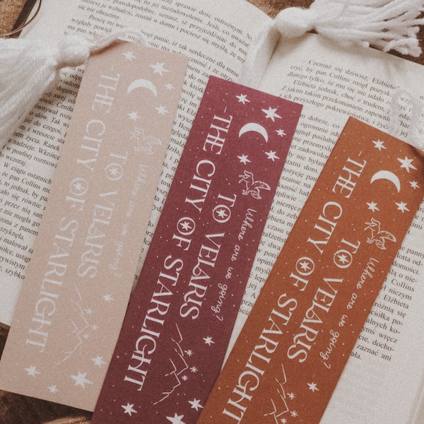 The City of Starlight - Handmade Bookmark