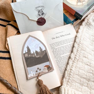Wizards Window – Lesezeichen aus handgeschöpftem Papier