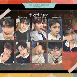 Cartões fotográficos não oficiais feitos à mão Zb1 - Conjunto Weibo - Bias ot9