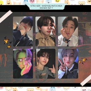 Stray Kids – Han Jisung handgemachtes Konzeptset 9 – Fotokarten-Bias