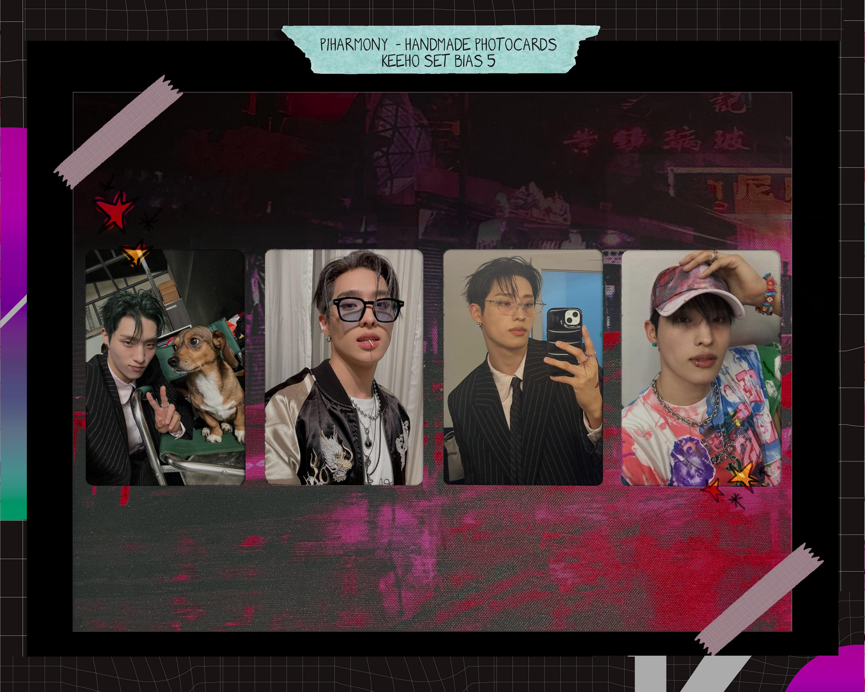 P1harmony bias - handmade unofficial photocards - Keeho set 5
