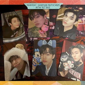 Cartes photo non officielles faites à la main - set 1 Intak - P1harmony bias