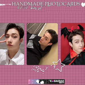 Skz - Channie handmade photocards - bias set 2