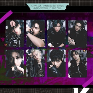 Stray Kids - Reuzen Japanse comeback Main Solo - fotokaart bias set