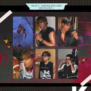 The boyz - cartões fotográficos feitos à mão não oficiais - Eric Bisset 2