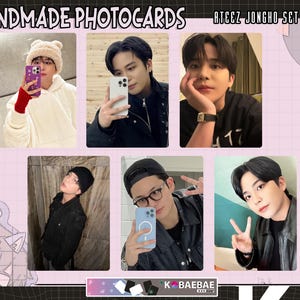Ateez - Handmade photocards - Jongho bias set 5