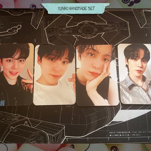 Ateez - Yunho fait main set 3 - biais photocards