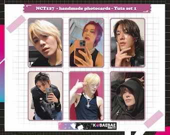 NCT 127 - Handmade Yuta Set 1 - Photocards Bias - Etsy
