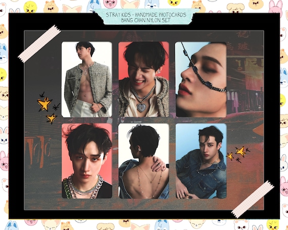 【レビューで送料無料】 - Kids Stray Bang Photocards Handmade - Mgzine Nyl Chan K-POP・アジア