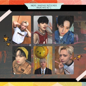 Xikers - Minjae fait main set 2 - cartes photo biais