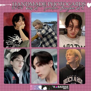 Seventeen - handgemachte Fotokarten - Jeonghan Bias Set 5
