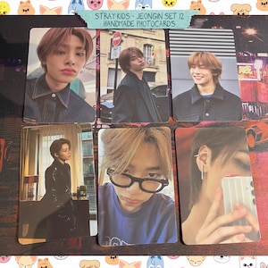 Stray Kids - Jeongin handmade photocards set 12 - photocard bias