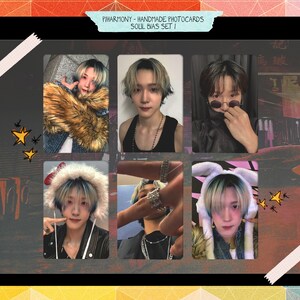 Cartões fotográficos artesanais não oficiais - conjunto 1 Soul - P1harmony bias