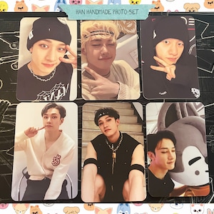 Stray Kids - Bang Chan handmade set 7 - photocards bias
