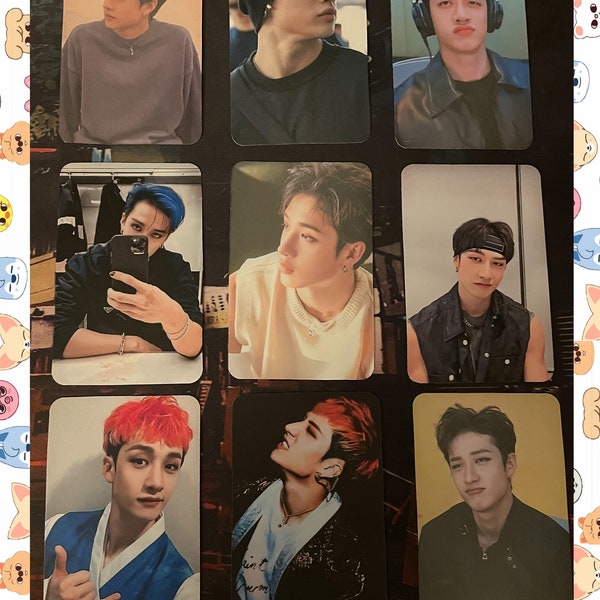 Stray Kids - Bang Chan handmade set 1 - photocards bias