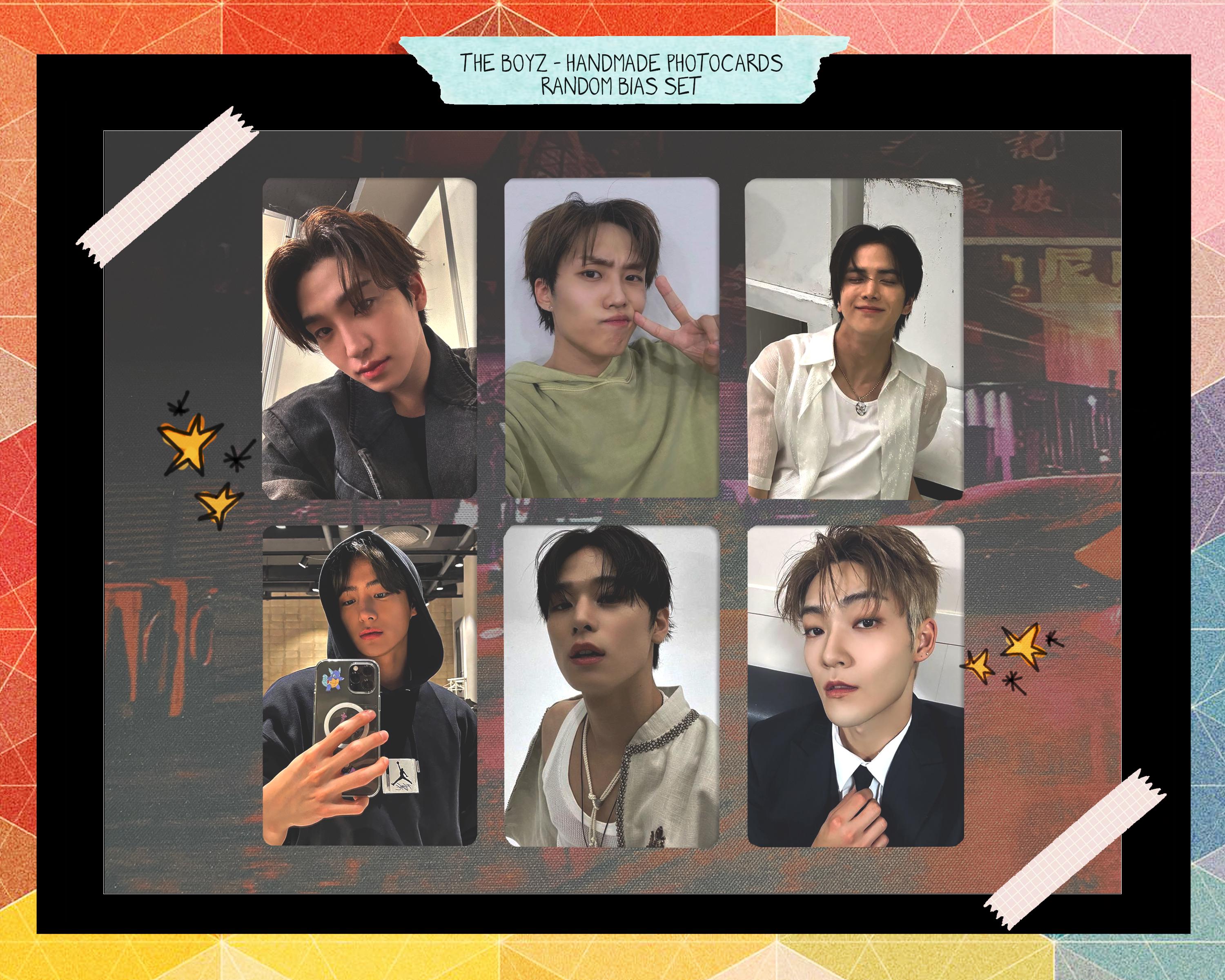 The Boyz - handmade lomo cards - random bias set