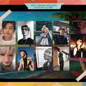 Ateez - Coffret artisanal Mingi : une journée avec vous - biais photocards