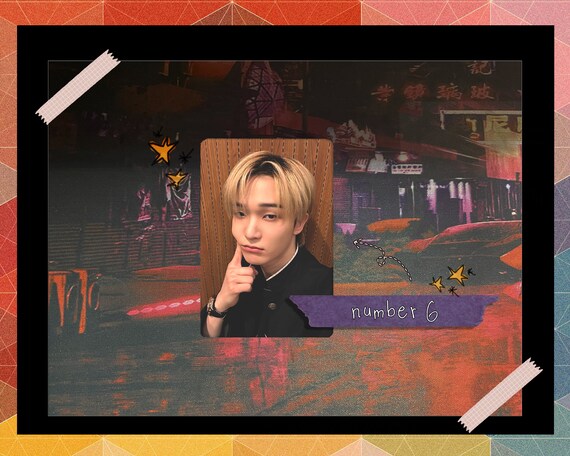 DISH// TRIANGLE Random ID photo Sticker
